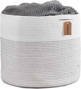 Cotton Rope Storage Basket for Blankets