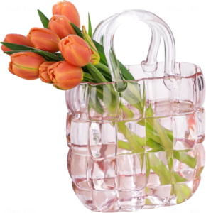 Flower Vase that looks like a purse