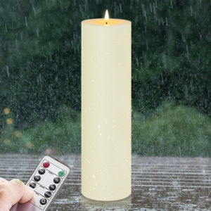 Outdoor Pillar Candle